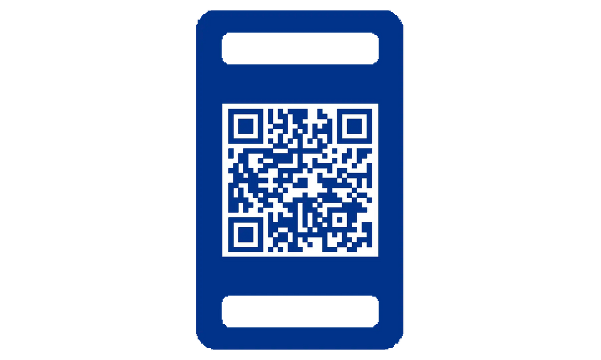Naamplaatje QR-code