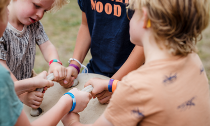 Nutshell SOS armband kind watervast met naam 