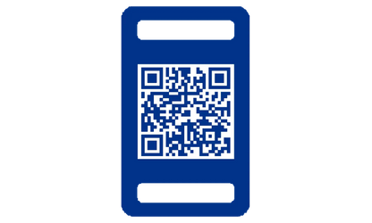 Naamplaatje QR-code